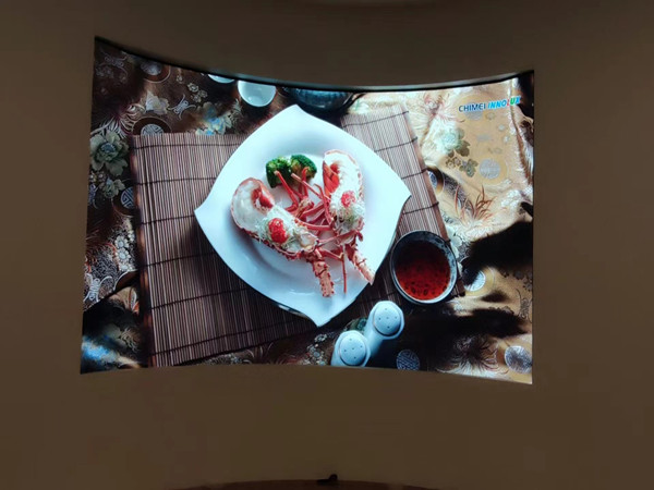 神木室内P2.5弧形LED屏